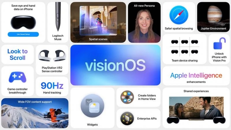 سیستم عامل visionOS 26 اپل معرفی شد سیستم عامل visionOS 26 اپل معرفی شد