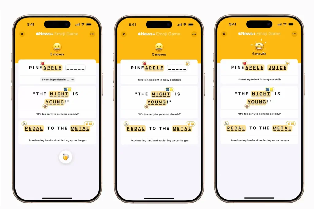 عرضه بازی جدید اپل به نام Emoji Game برای رقابت با Wordle و نیویورک‌تایمز