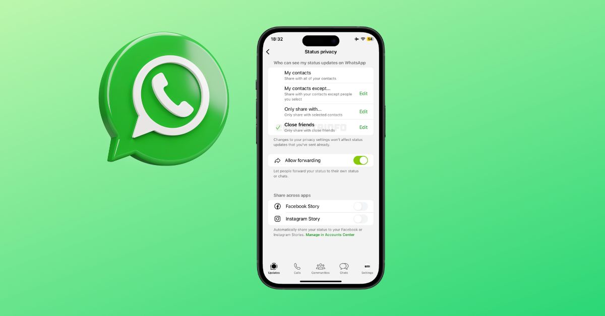 بخش استاتوس واتس‌اپ به قابلیت کلوز فرندز مجهز می‌شود