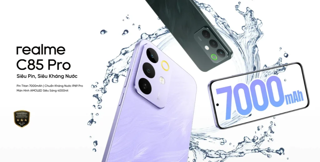ریلمی C85 پرو و ​​C85 5G با باتری‌ ۷۰۰۰ میلی‌آمپر ساعتی معرفی شد