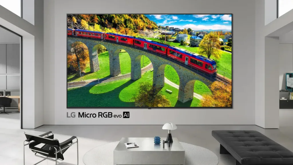 ال‌جی در آستانه CES 2026 از اولین تلویزیون Micro RGB خود رونمایی کرد