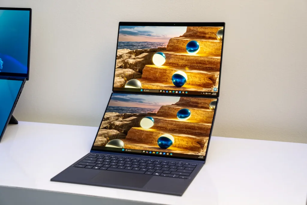 نسخه جدید لپ‌تاپ ایسوس Zenbook Duo با پردازنده و لولای جدید معرفی شد