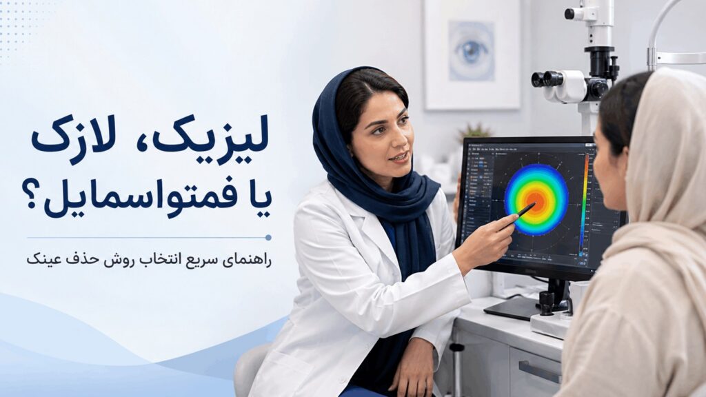 آیا آستیگماتیسم با لیزیک درمان می‌شود؟ کدام عمل برای حذف عینک بهتر است؟