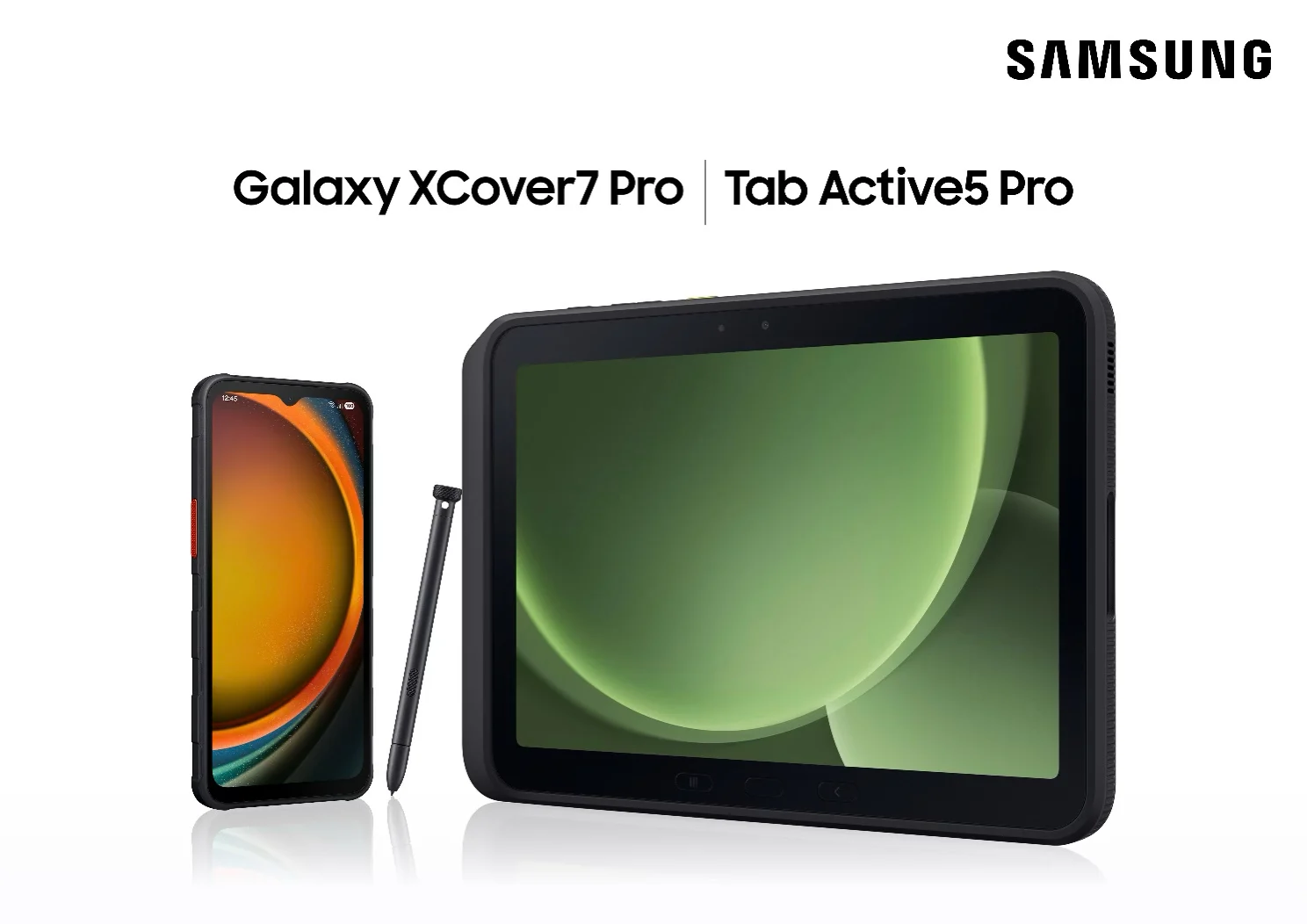 Samsung-Galaxy-XCover-7-Pro-and-Samsung-Galaxy-Tab-Active-5-Pro galaxy X cover و Tab Active 5 pro