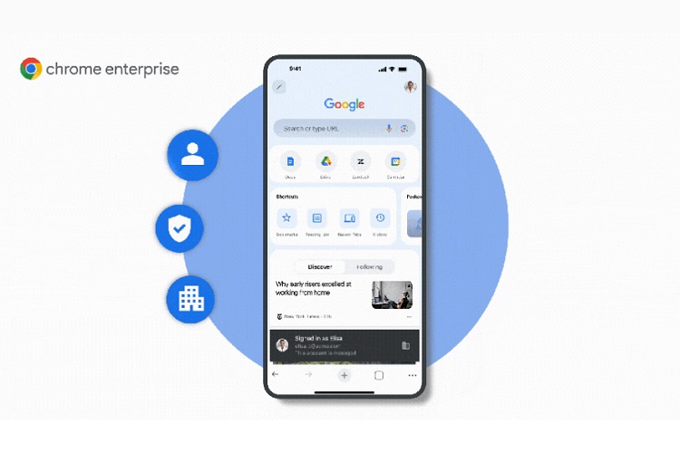 قابلیت جدید کروم برای iOS: تفکیک آسان حسابهای کاری و شخصی