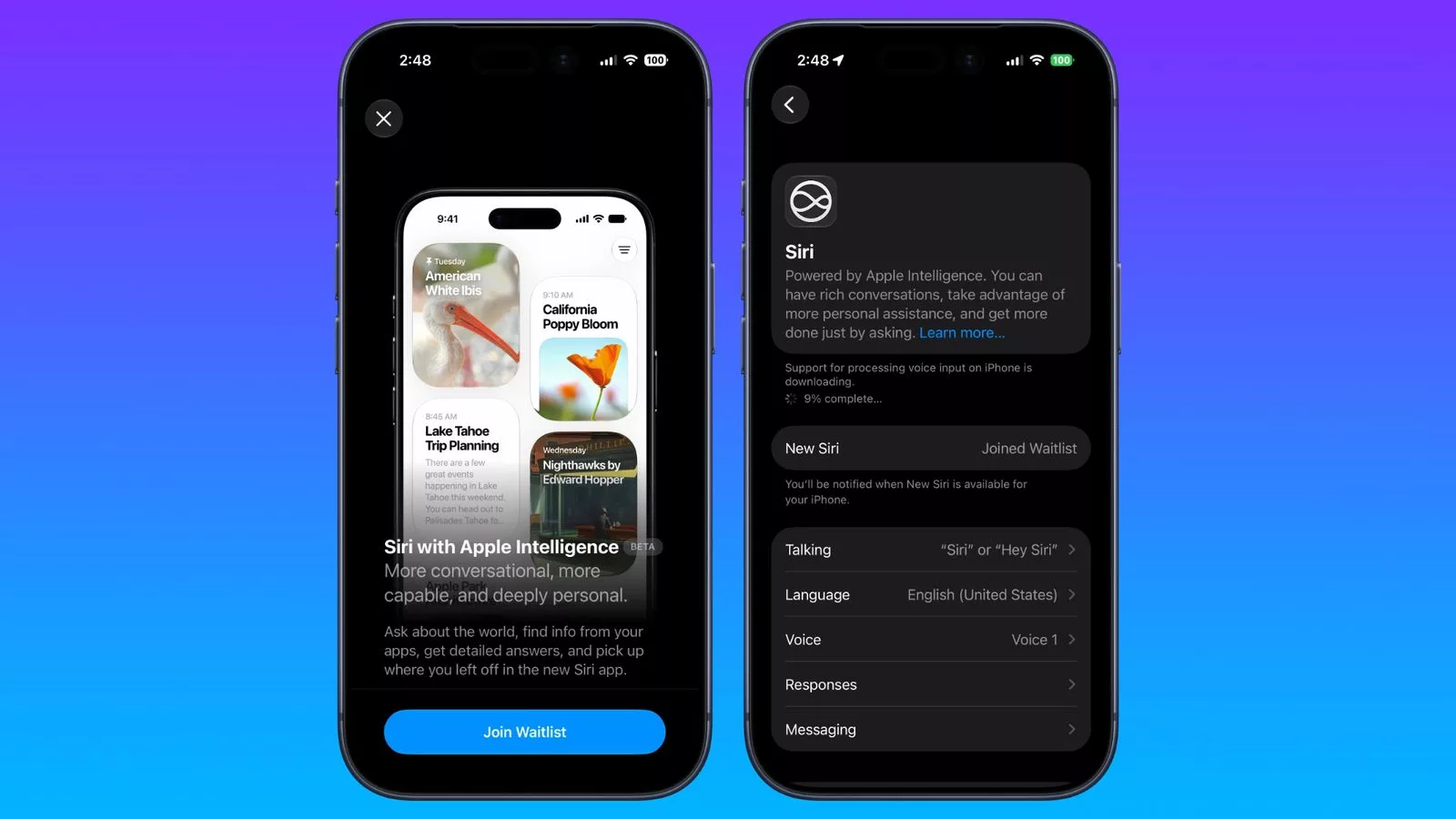 کاربران اپل برای آزمایش Siri AI باید در صف انتظار قرار بگیرند